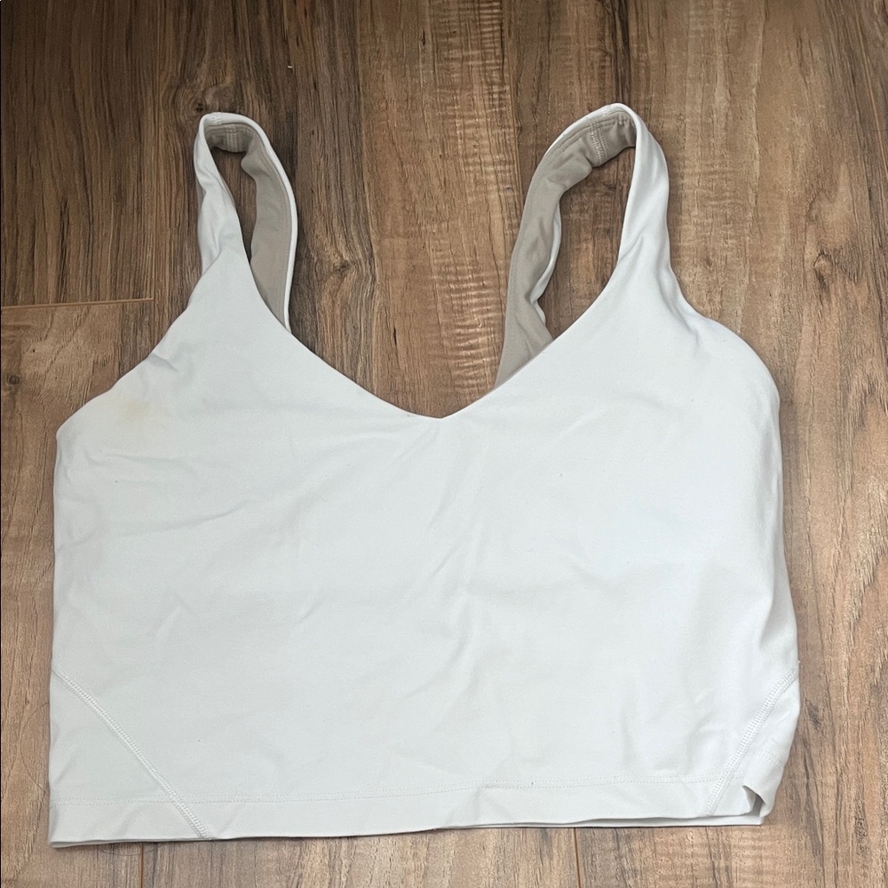 lululemon athletica White Crop Top